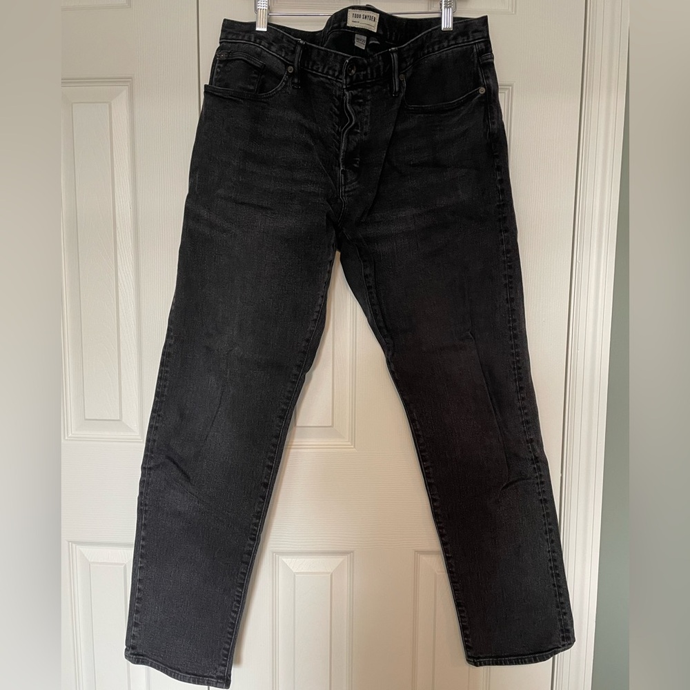Todd Snyder Men's Dark Gray / Charcoal Jeans